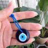 1PC Lucky Trendy Car Auto Accessories Home Turkish Blue Evil Eye Amulet Interior Decor Car Pendant Auto Decor