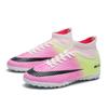High-top Pink New Football Shoes Long Nails Broken Nails Youth Student Game Training Shoes Sports Shoes