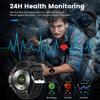 Новые Профессиональные Спортивные Умные Часы с GPS для Мужчин 1.46" AMOLED Экран 3ATM Компас Фитнес-трекер Военные Умные Часы