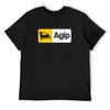 ХИТ ПРОДАЖ - Футболка с логотипом Agip Футболка оверсайз с принтом винтажная одежда больших размеров футболки для высоких и крупных мужчин