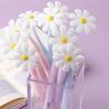 3 Piece Cute Kawaii Small Daisy Pen Office School Supplies Sweet Stationery Creative Pretty Lovely Soft Gel Pen