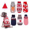 Festive Reindeer & Snowflake High Neck Sweater for Dogs & Cats