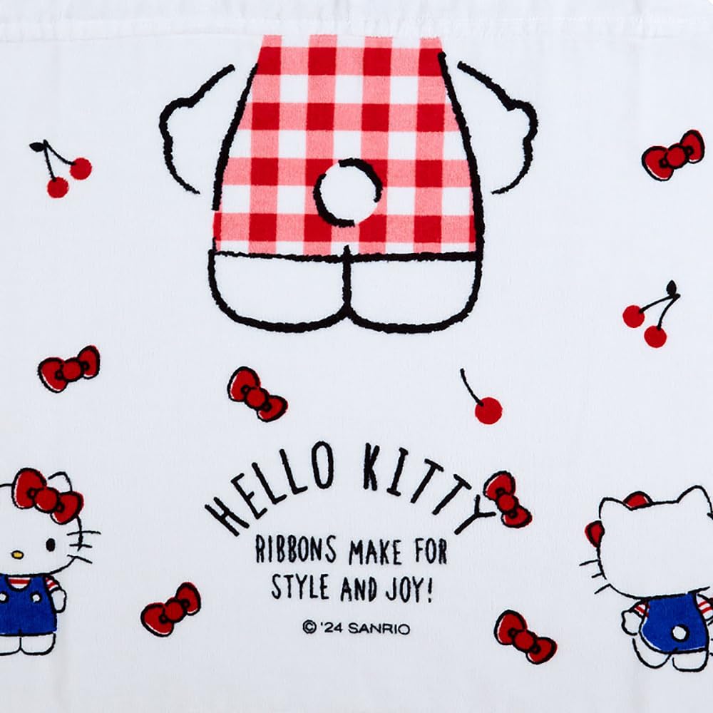 Sanrio Полотенце с капюшоном Hello Kitty 75 x 120 x 1 Персонаж SANRIO 052451, Китти-чан, см,