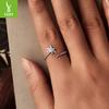 925 Sterling Silver Summer Vacation Style Coconut Tree Open Ring Fashion Ring Women'S Niche Premium Light Luxury