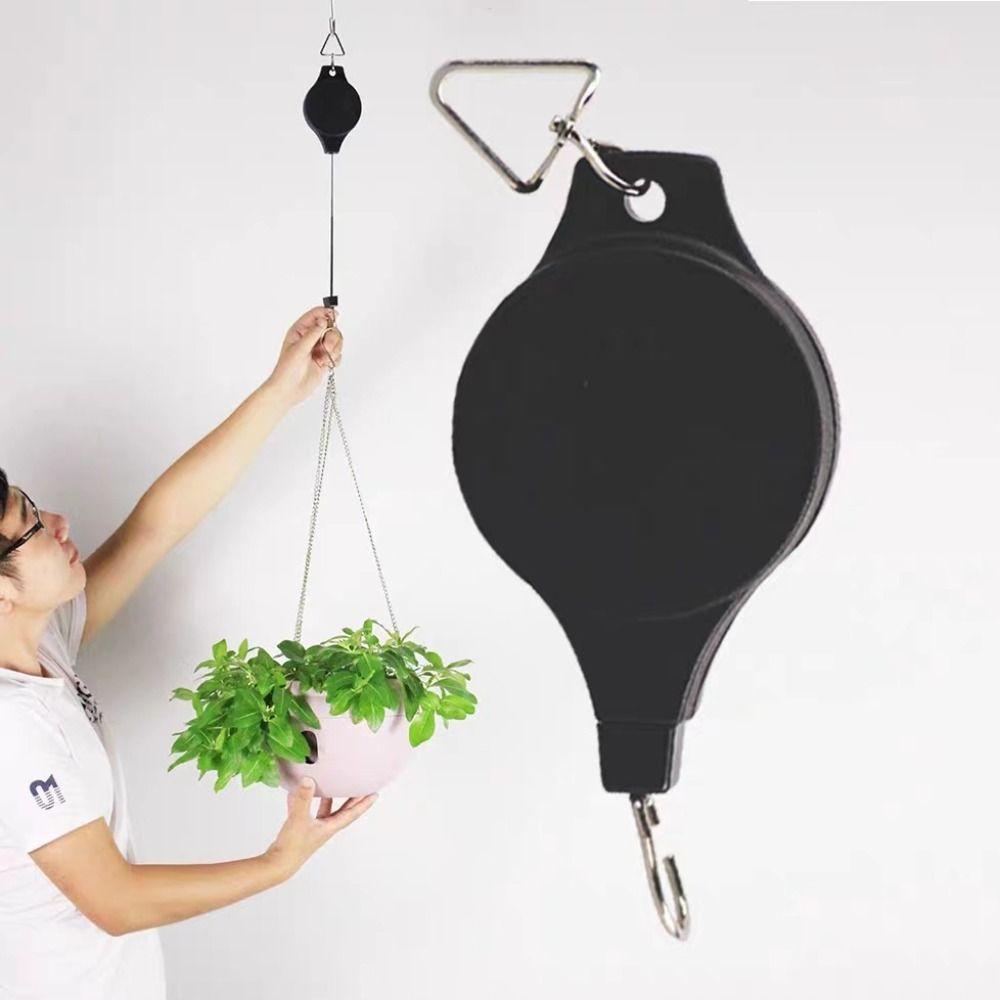 Heavy-Duty Plant Hook Pulleys Bird Cages Hanging Flower Basket Hook Hanging Plants Plant Hangers