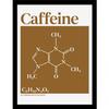 Наука о наркотиках Кофеин Постер в рамке