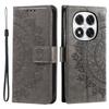For Xiaomi Redmi Note 14 Pro 4G Stand Case Imprinted Totem PU Leather Wallet Phone Cover