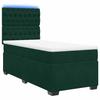 Maison Exclusive - Sommier à lattes de lit avec matelas Vert foncé 90x190 cm