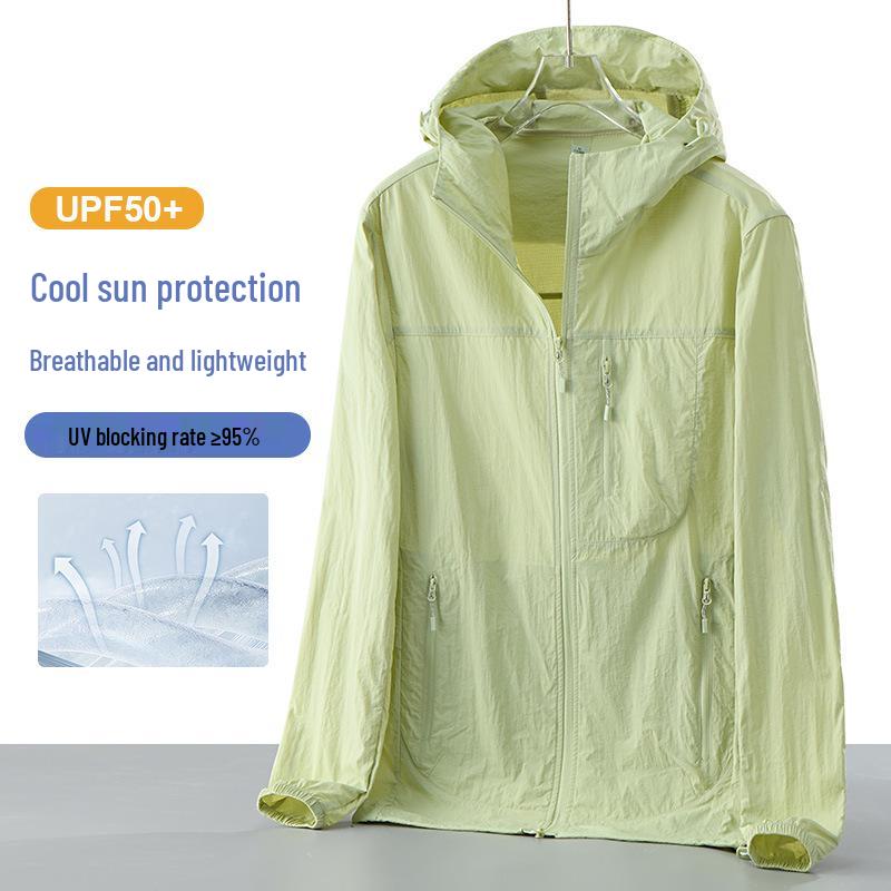 Новая легкая ветрозащитная куртка с защитой от солнца – Дышащая, свободного кроя для летних видов спорта на открытом воздухе
