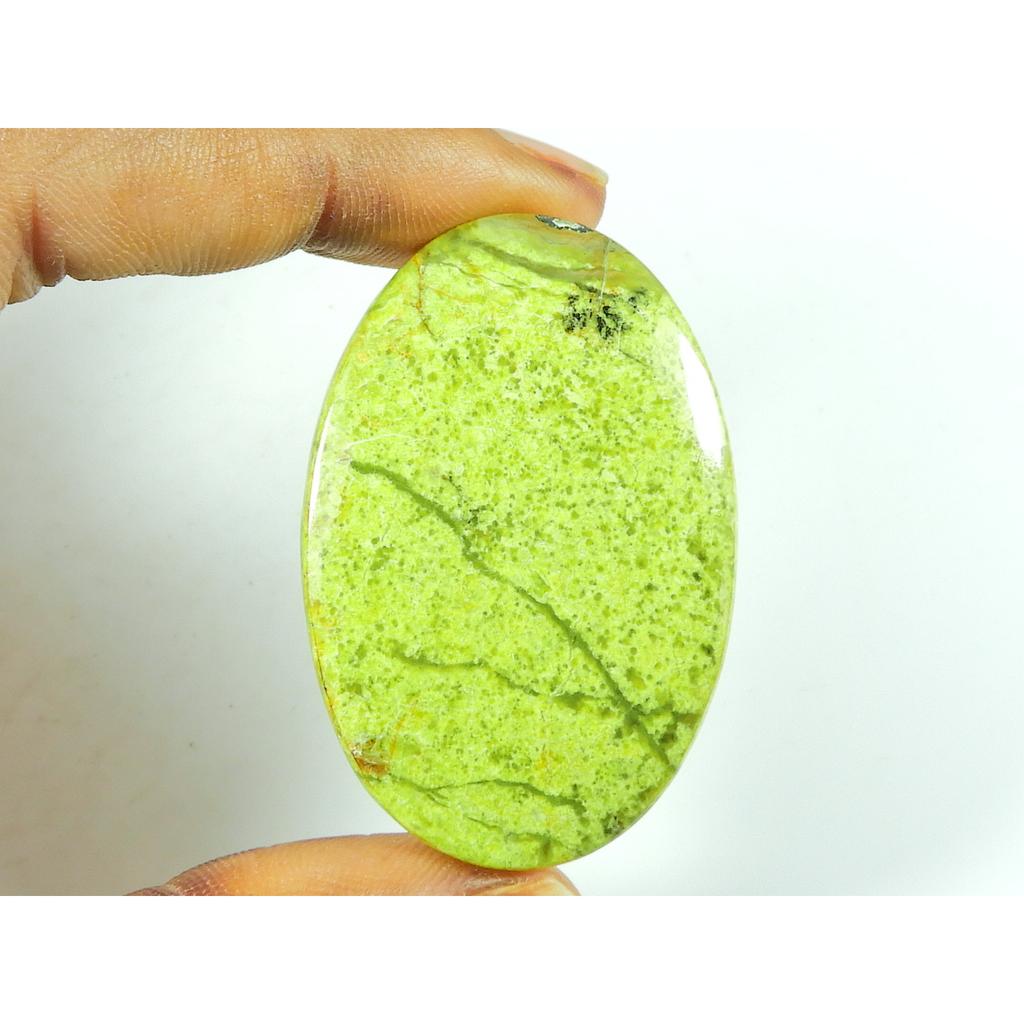 28X43X05 ММ Натуральный Зеленый Опал Овальный Кабошон Свободный Драгоценный Камень 54 Карата. SK-4727