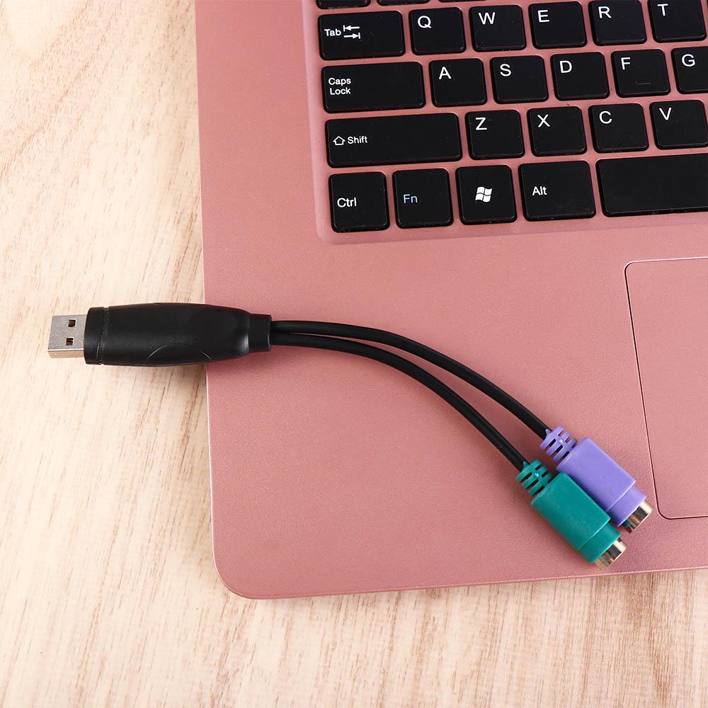Линейный разъем 6-контактный PS2 адаптер-конвертер кабель USB-штекер на 6-контактный гнездовой USB-кабель PS2