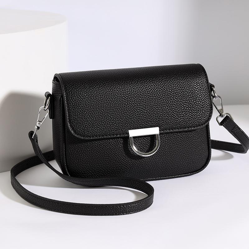 100% Genuine Leather Handbag  Fashion Solid Color Female Shoulder Crossbody Bag Women bags Designer Cowhide Ladies Tote Bags
