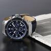 Chronograph 10 ATM Water Resistant Leather Strap Business 20th Anniversary Limited Model Blue Navy [Salvatore Mara] Men's SM18117-SSBL