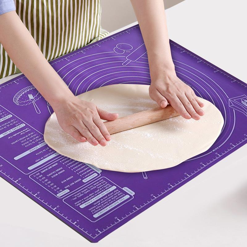 Silicone Pad Baking Mat Sheet Kneading Dough Mat for Kitchen Non-Stick Maker