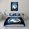 Atalanta Logo Bedding Set Bedding Duvet Cover Set Duvet Cover Pillowcases (1 * Duvet Cover 2 * Pillowcases, without duvet insert)