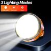 High Power Mini Flashlight USB Rechargeable Portable LED Camping Light With Magnet Outdoor 3 Lighting Modes Tent Lantern