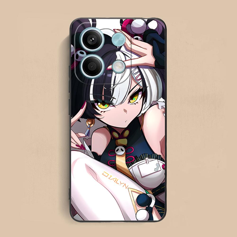ZZZ Чехол Dialyn Матовый ТПУ для Мобильного Телефона Xiaomi Redmi Note 14 13 12 11 S Pro Plus 4G 5G Цветной Печатный Чехол