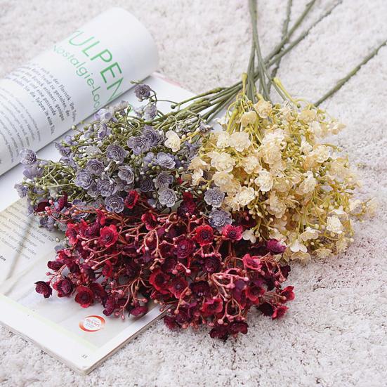 Имитация гипсофилы, реалистичная DIY, осеннее дыхание, красивая цветочная композиция, искусственная гипсофила, свадебный декор