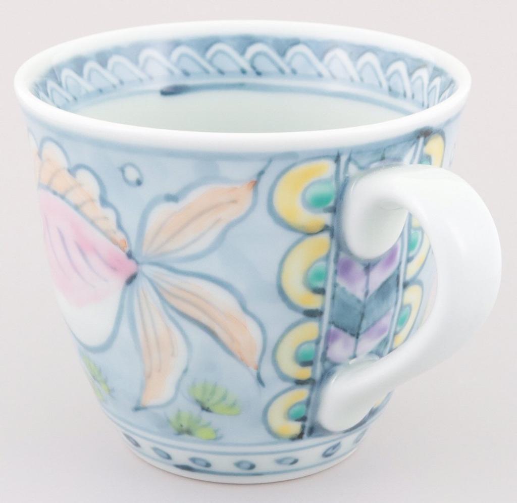 Hasami Ware Rinkurou Kiln Yumeji Кружка Золотая рыбка 009408C230