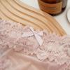 Women Sexy Lace Panties Low-waist Lace Up Bow Briefs Ladies G-string Underpants Mesh Temptation T-back Lingerie