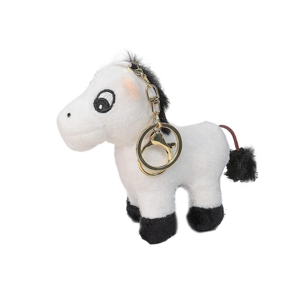 Hanging Decoration Plush Horse Keychain Stuffed Animal Little Horse Keychain Bag Pendant