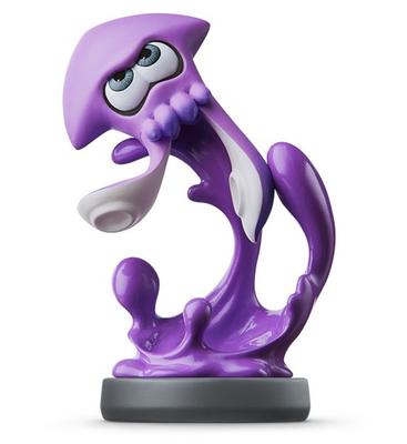 Amiibo Кальмар - Неоновый фиолетовый (Взвод серии)