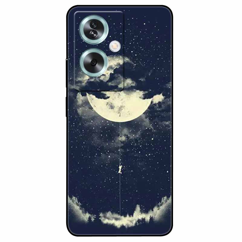 For OPPO A79 5G A 79 Case Silicone Soft Wolf Lion Cat Black Bumper Funda Coque for OPPO A79 CPH2553 OPPOA79 Cover Protective Bag