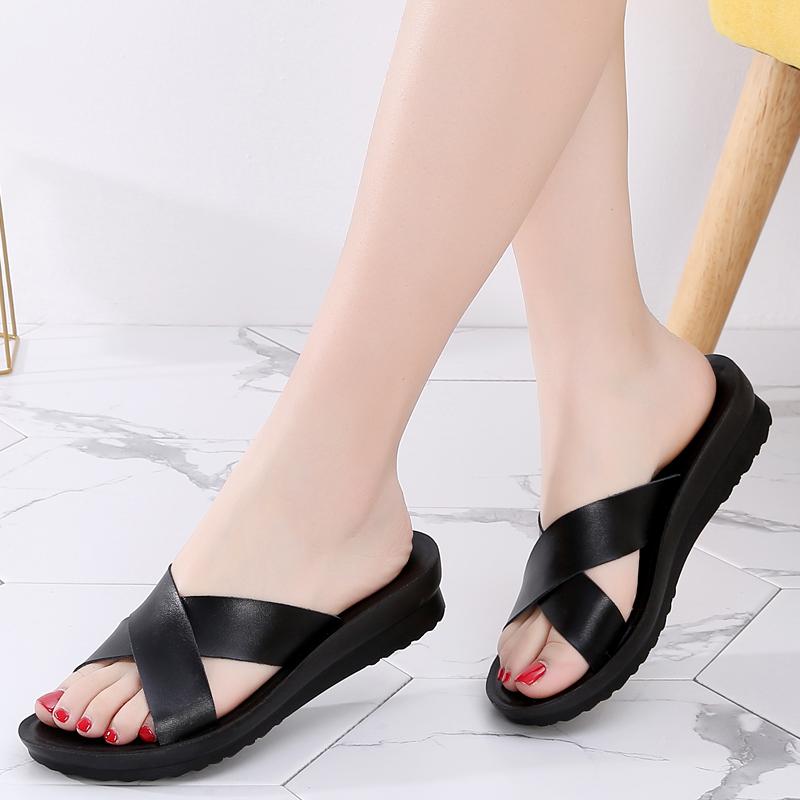 Женские летние босоножки-бустеры на танкетке и платформе