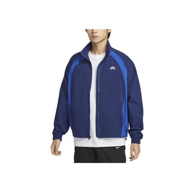 Sb Woven Stand Collar Удобная куртка Мужская куртка Space-Blue Game-Royal White HJ2911-492