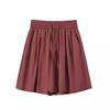 Ice Silk Quick Drying Casual Shorts Women's Summer Thin Wear Elastic Waist Slimming Sports High Waist Loose Wide Leg Five Quarter Pants