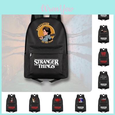 Холщовый рюкзак Stranger Things 4 большой вместимости, модный и прочный, идеально подходит для студентов