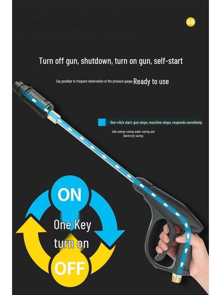 Мойка высокого давления регулируемая автоматическая для автомобиля