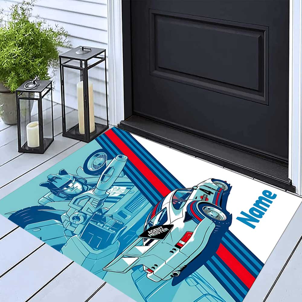 Truck Racing2 Customize your name rug, office chair cushion, home bedroom living room gift.