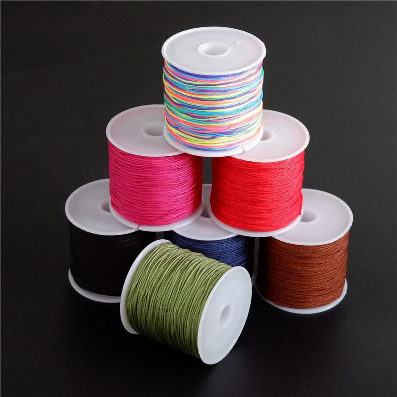 Тайваньская нефритовая линия №. 72 Нефритовое ожерелье Веревка плетеная нить Сделай сам ручная работа Китайский узел нить около 45 метров