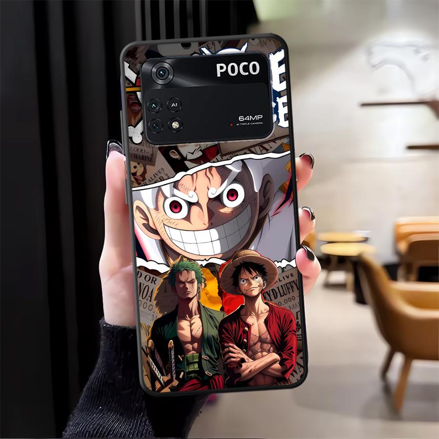 Чехол для телефона Xiaomi Poco X3 X4 X5 C50 F3 F4 F5 M5 C51 M3 M4 Pro C65 с аниме Луффи и Зоро Funda