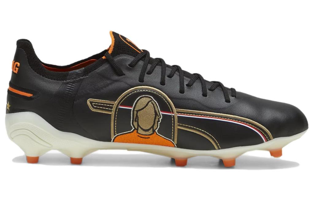 Puma King Ultimate Cruyff FG/AG 'Черный Оранжевый' 107826-01