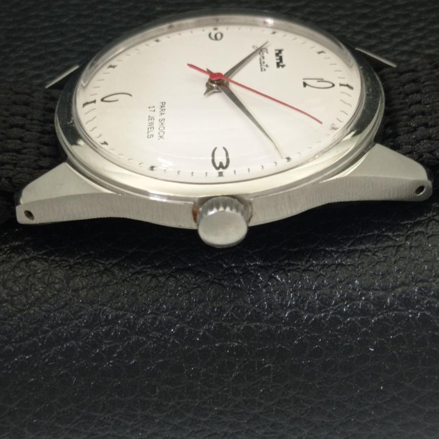 КЛАССИЧЕСКИЕ МУЖСКИЕ ЧАСЫ HMT JANATA С РУЧНЫМ ЗАВОДОМ, БЕЛЫЙ ЦИФЕРБЛАТ, a600041-5