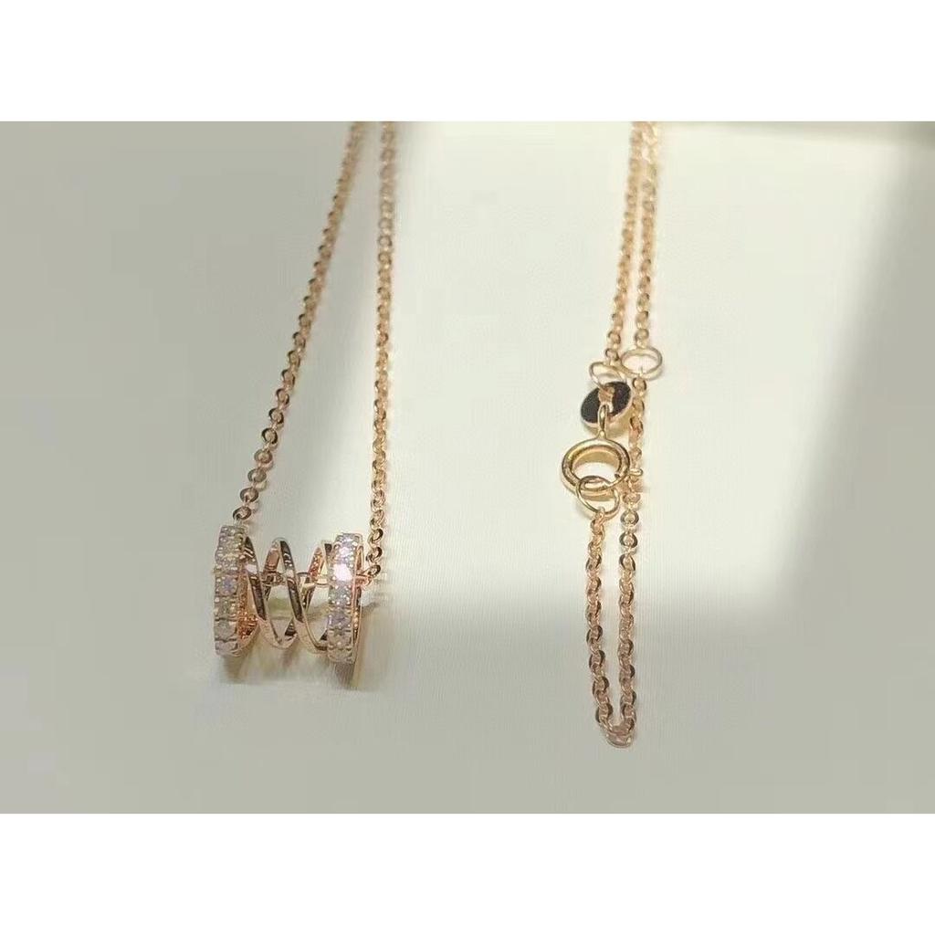 Ожерелье на тонкую талию для женщин Корейская версия Простое покрытие розовым золотом Цепочка на ключицу Нишевый трендовый золотой подарок