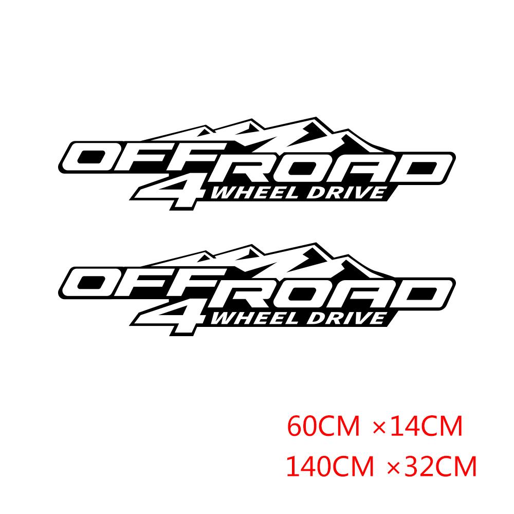 Боковая наклейка на автомобиль Внедорожник 4x4 Для Ford Ranger Raptor Пикап Isuzu Dma Nissan NAVARA Toyota Hilux DIY Аксессуары для АвтоТюнинга