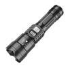 Smart Digital Display High-Power White Laser Flashlight with Telescopic Zoom for Outdoor Fishing