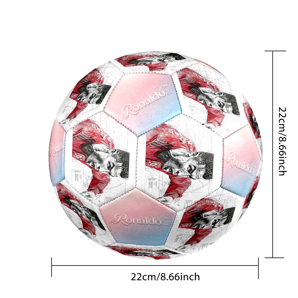 Ronaldo's Real Madrid Player Size 5 Football Machine Sewn Indoor/Outdoor Universal Football perfect gift for sports enthusiasts