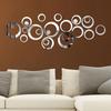 DIY 3D Mirror Circle Wall Stickers for Home Decoration