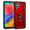 Чехол для Samsung Galaxy M33 противоударный бампер Броня Военная защитная магнитная крышка-держатель с кольцом для Samsung M 33