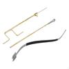 3 Pieces Cello Sound Post Tools Luthier Column Clip and Setter Gauge