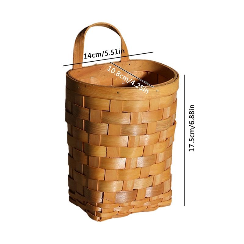 Наружные настенные корзины для хранения, настенные декоративные горшки для растений, для дома, сада, свадьбы, фермерского дома, бамбуковые корзины для хранения