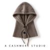 Hat scarf integrated hat cashmere autumn and winter new neck protection warm wool scarf foreign style knitted rafa hat