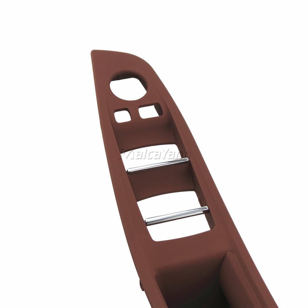 Левосторонний салон автомобиля, внутренняя дверная ручка, панель, накладка для BMW 5 серии F10 F11 F18 518d 520d 520i 528i 525d