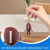 Football Ornaments, Movable Hinged Football Ornaments