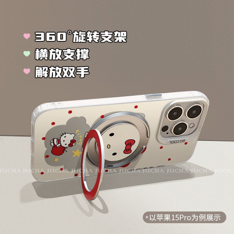 Подходит для чехла мобильного телефона Huawei nova15 новый высококачественный HUAWEInova15pro свободный красный бант Кот KT