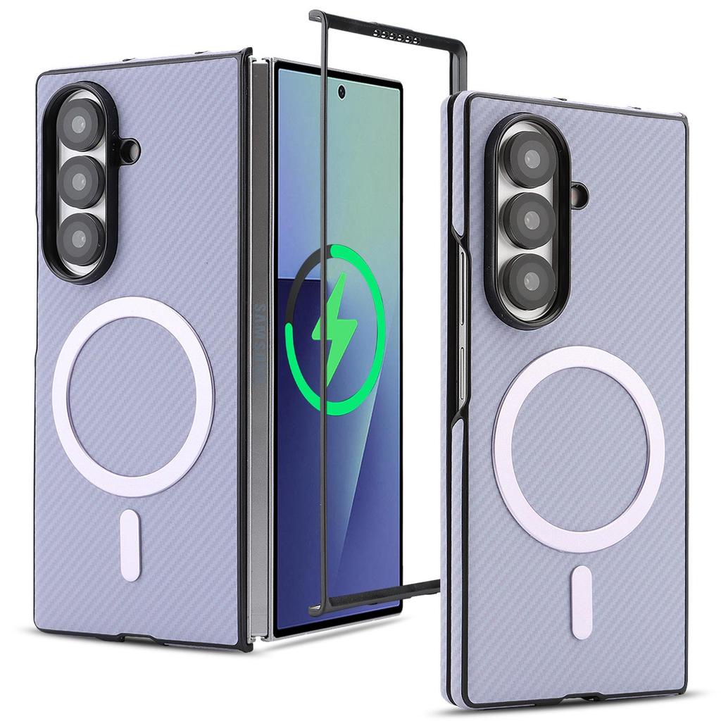 Магнитный противоударный чехол из углеродного волокна для Samsung Galaxy Z Fold 3/4/5/6/7